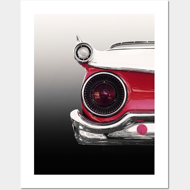 US American classic car 1959 fair lane 500 galaxie Wall Art by Beate Gube